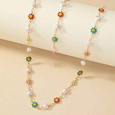 Modern Gold Necklace for Women Small Large Pearl Design Jewelry Ideal Present for Her in Saudi Arabia