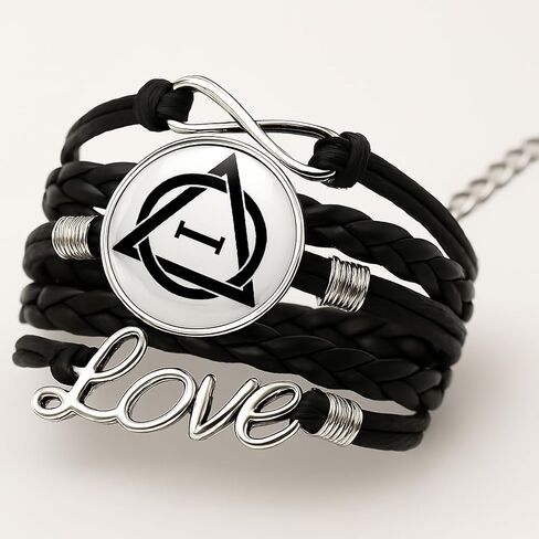 Therian, Therian Stuff, Therian Necklace—Bracelets: Unique Animal Spirit Logo Pendant and Adjustable Handmade Leather Band, Gift for Therians and Animal Lovers in Saudi Arabia