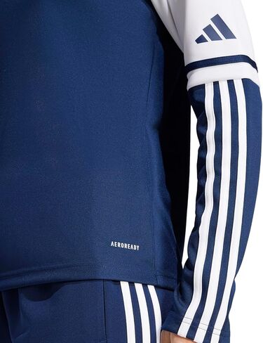 قميص تدريب كرة القدم للسيدات Squadra 25 من Adidas، أزرق داكن/أبيض، مقاس متوسط in Kuwait