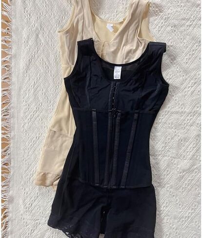 High Compression Garment With Steel Bone Plus Size Faja Full Body Shaper Slim Waist Tummy Control Shapewear Bodysuit Girdle in Saudi Arabia