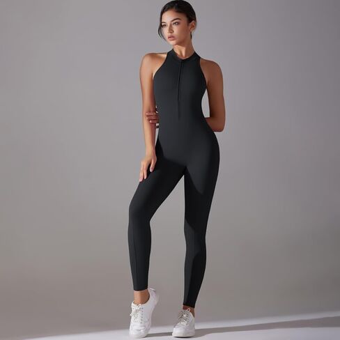 Seamless Yoga Bodysuit for Women Tummy ControlMoisture-Wicking with Ideal for Yoga Pilates Gym Running in Saudi Arabia