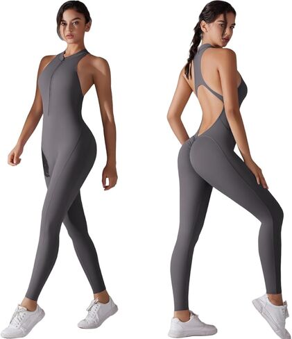 Seamless Yoga Bodysuit for Women Tummy ControlMoisture-Wicking with Ideal for Yoga Pilates Gym Running in Saudi Arabia