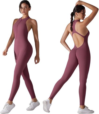 Seamless Yoga Bodysuit for Women Tummy ControlMoisture-Wicking with Ideal for Yoga Pilates Gym Running in Saudi Arabia