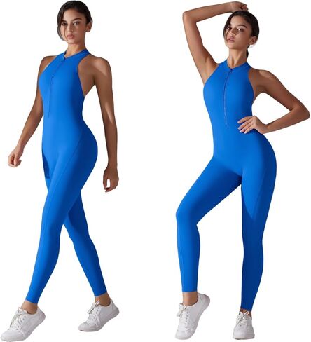 Seamless Yoga Bodysuit for Women Tummy ControlMoisture-Wicking with Ideal for Yoga Pilates Gym Running in Saudi Arabia