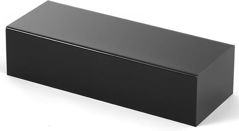 Chunful Black Acrylic Display Box Riser Trophy Base Acrylic Pedestal Stand Block Versatile Trophy Diorama Base and Storage for Photography Props Home Office Decor Showing(16" L X 6" W X 4" H) in Saudi Arabia