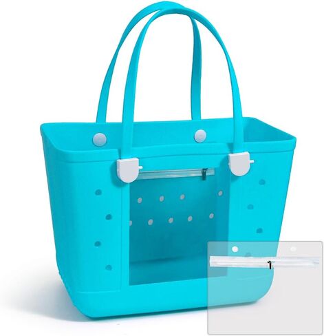 حقائب شاطئ مطاطية صغيرة للأطفال، حقائب حمل مطاطية مقاومة للماء ومقاومة للرمل وحقيبة حمام السباحة للسفر والقوارب والرياضة in Kuwait