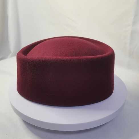 قبعة REDYY Pillbox، قبعة Pillbox Hat Top Millinery Fascinator Base للنساء لباس غير رسمي مضيفات Fedoras الغربية in Kuwait