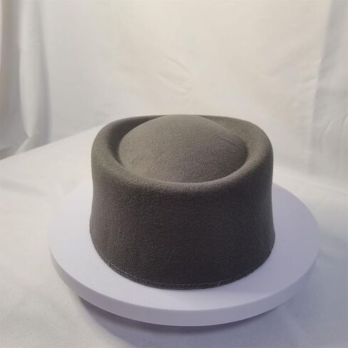 قبعة REDYY Pillbox، قبعة Pillbox Hat Top Millinery Fascinator Base للنساء لباس غير رسمي مضيفات Fedoras الغربية in Kuwait