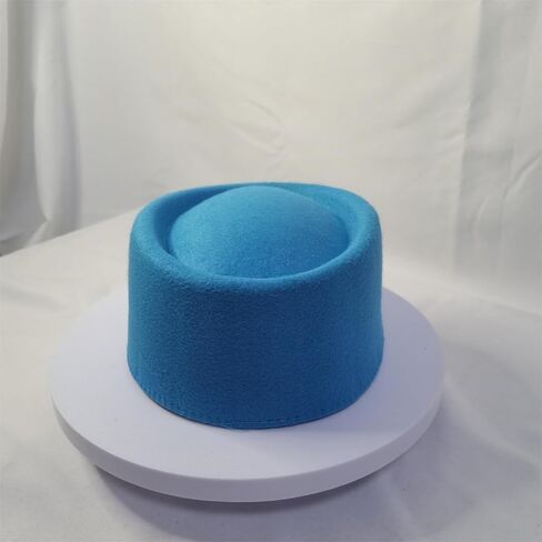 قبعة REDYY Pillbox، قبعة Pillbox Hat Top Millinery Fascinator Base للنساء لباس غير رسمي مضيفات Fedoras الغربية in Kuwait