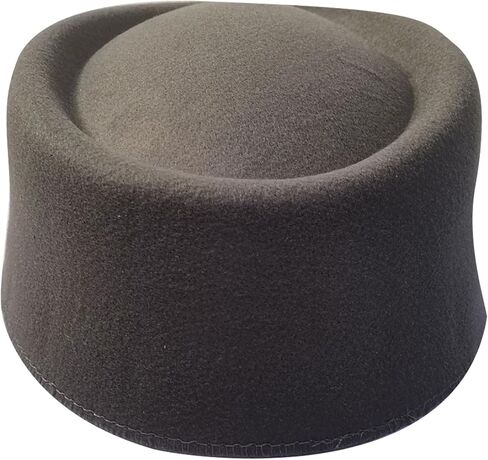 قبعة REDYY Pillbox، قبعة Pillbox Hat Top Millinery Fascinator Base للنساء لباس غير رسمي مضيفات Fedoras الغربية in Kuwait