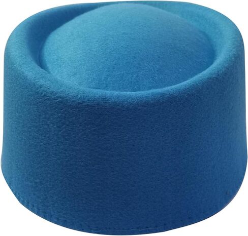 قبعة REDYY Pillbox، قبعة Pillbox Hat Top Millinery Fascinator Base للنساء لباس غير رسمي مضيفات Fedoras الغربية in Kuwait