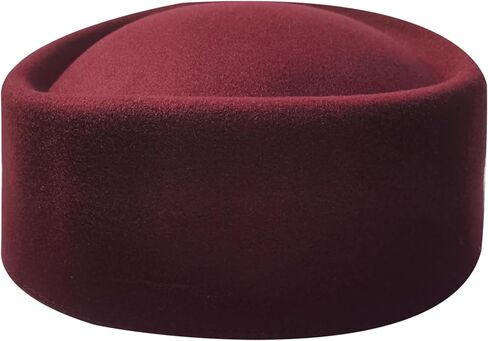 قبعة REDYY Pillbox، قبعة Pillbox Hat Top Millinery Fascinator Base للنساء لباس غير رسمي مضيفات Fedoras الغربية in Kuwait