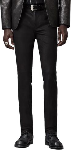 John Varvatos Mens Rocker Leather Pant in Saudi Arabia