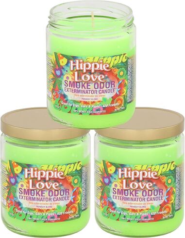 Smoke Odor Exterminator 13oz Jar Candle, Hippie Love in Saudi Arabia