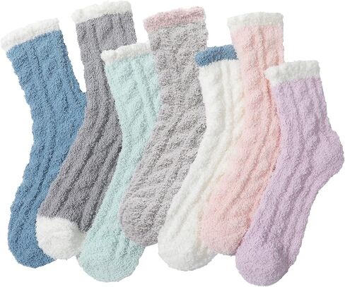 Premillow Womens Fuzzy Socks Fluffy Socks Women Winter Cozy Socks Warm Slipper Socks Home Sleeping Socks for Women in Kuwait