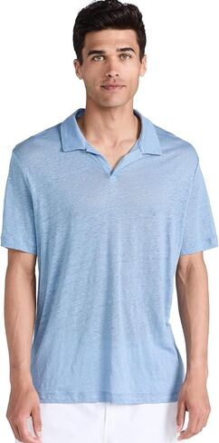 Onia Men's Shaun Linen Polo in Saudi Arabia