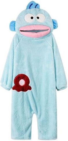Cute One Piece Pajamas for Women Teens Kawaii Fleece Loungewear Soft Sleepwear Jumpsuit Pajamas Gifts in Saudi Arabia