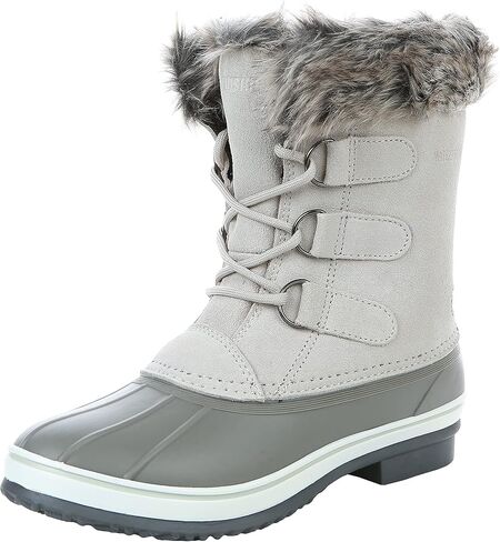 Northside Womens Katie Winter Snow Boots - Seam Sealed Waterproof Synthetic Rubber Shell Removable Cushioned EVA Insole in Saudi Arabia