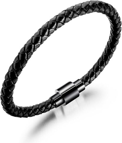 Men Bracelet Stainless Steel Braided Wrap Bracelet for Men in Saudi Arabia