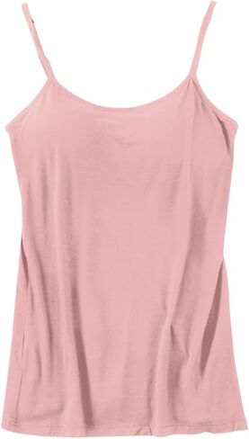 Shirts with Built in Bra,Tank Top Bra for Womens,Classy Shoulder Vest Adjustable Camisole with Frame Bras 2026 in Saudi Arabia