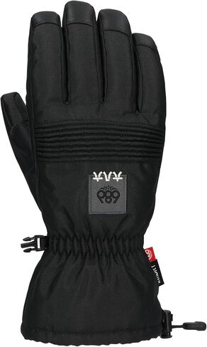 686 Men's Lander Glove - 10k Fabric, Accordion Stretch Panel, and Synthetic Leather Palm - Water & Weather Resistant in Saudi Arabia