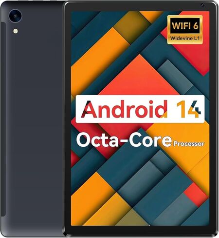 Tablet ، 10.36 '' Android 14 tablet with 16GB RAM 128GB ROM 1TB TF CARD قابلة للتوسيع ، أو ثماني النواة ، Widevine L1 ، 1280 * 800 HD HD ، معرف الوجه ، Wi-Fi 6 ، شحن سريع in Kuwait