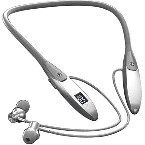 سماع سماعات Bluetooth الرقبة ， 60H الموسيقى الزمنية اللاسلكية الزريس الرقبة أذن أذن مع بلوتوث 5.3 LED شاشة العرض الرقمية ENC Call Call Collar في سماعات الأذن للرياضة/التمرين in Kuwait