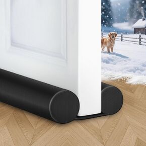 سدادة Door Door Maxtid لأصغر 30 بوصة من الأبواب الداخلية مسودة الباب الأسود لأبواب غرفة النوم تناسب 0.5 "إلى 1.2" فجوات الباب in Kuwait