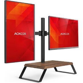 مراقبة الحامل ، رصد الناهض مع جبل دوارة الميل للشاشة 12-27 بوصة ، والمناظر الطبيعية لتناوب الصورة ، والارتفاع ، رف التخزين الإضافي ، منظم مكتب ، الجوز in Kuwait