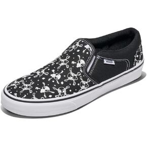 حذاء Asher سهل الارتداء للرجال من Vans، جمجمة كائن فضائي أسود/أبيض، 6.5 in Kuwait