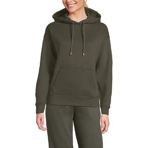 Lands' End Women's Serious Sweats Relaxed Long Sleeve Hoodie Sweatshirt in Kuwait