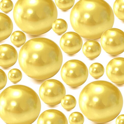 Vase Filler Beads 300PCS White Floating Bead for Centerpieces Vases Fake Pearl for Floating Candles Wedding Table Birthday Theme Party Home Decor Makeup Brush Beads No Hole (White) in Saudi Arabia