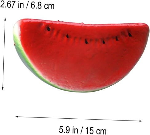 Artificial Watermelon Photo Props Creative Fruit Display for Education Home Wedding Showcase and Party Decorations Realistic Plastic Fruit Prop for Photography and in Saudi Arabia
