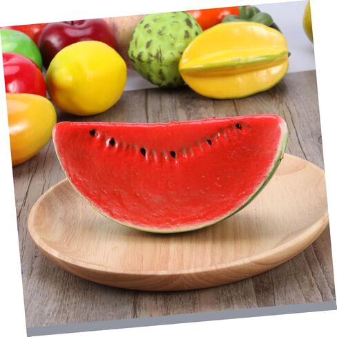 Artificial Watermelon Photo Props Creative Fruit Display for Education Home Wedding Showcase and Party Decorations Realistic Plastic Fruit Prop for Photography and in Saudi Arabia