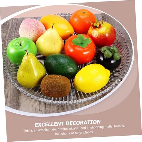 4Pcs Simulation Fruit Model Realistic Fake Plastic Fruits for Party Decoration Home Decor and Photography Props Faux Fruit Decor for Events and Celebrations in Saudi Arabia