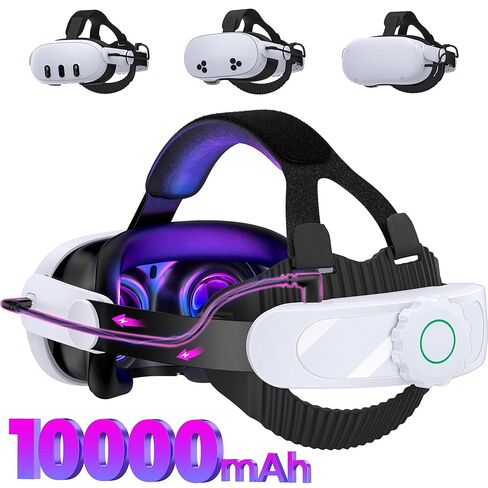 Head Strap for Quest 3S/Quest 3/Quest 2,Quest 3 Elite Strap Replacement Enhanced Support Comfort,VR Accessories Head Strap Compatible with Oculus Meta Quest 3 Reduce Facial Stress Intellivision Games in Kuwait