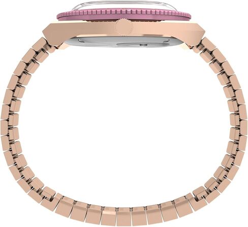 Timex Women's Peanuts Q 36mm Watch - Rose Gold-Tone Expansion Band Pink Dial Rose Gold-Tone Case in Saudi Arabia