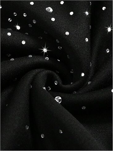 Men's Glitter Rhinestone Hoodie Long Sleeve Hooded Sweatshirts Retro Party Pullover Tops in Saudi Arabia