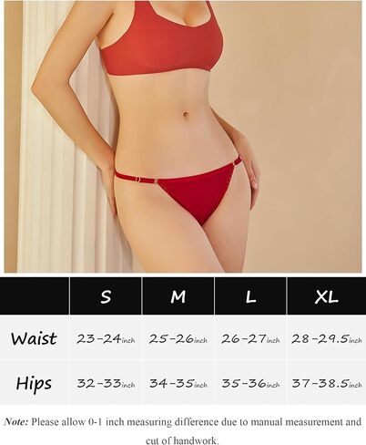 7 Pack Womens Cotton Underwear G-String Lace Comfortable Thongs in Saudi Arabia