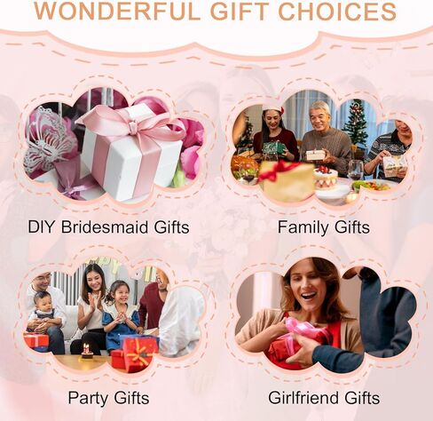 8PCS Travel Jewelry Case, Small Portable Bridesmaid Jewelry Gift Box, PU Leather Jewelrys Case Organizer Storage for Rings Earrings Necklaces, Women Girls Bridesmaid Proposal Gifts(Beige) in Saudi Arabia
