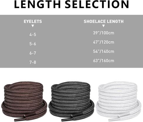 UamGlsob 4.5MM Round Cotton Shoe Laces for Sneakers, 3/16'' Non-Slip Shoelaces Replacement Strings for Athletic Boots in Saudi Arabia