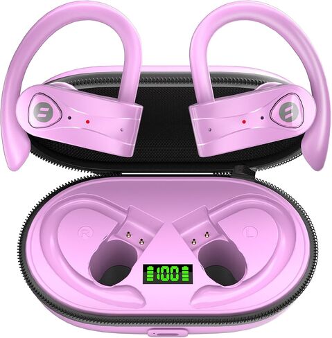 Noie cancling wirelss arbds 4 mc clar cal bluetoth happhnes wirelss char gng cae stero bas sond 60H plytime ovr earphnes led digtal powe discly heads with earhoks sprts travl gmi bluetooth happhon in Kuwait