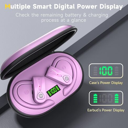 Noie cancling wirelss arbds 4 mc clar cal bluetoth happhnes wirelss char gng cae stero bas sond 60H plytime ovr earphnes led digtal powe discly heads with earhoks sprts travl gmi bluetooth happhon in Kuwait