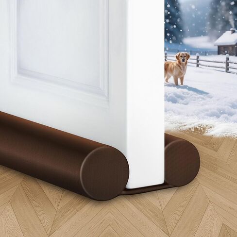 MAXTID Door Draft Stopper for Smaller 30" Interior Doors Black Door Draft Blocker for Bedroom Doors Fits 0.5" to 1.2" Door Gaps in Kuwait