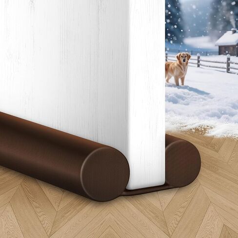 MAXTID Door Draft Stopper for Smaller 30" Interior Doors Black Door Draft Blocker for Bedroom Doors Fits 0.5" to 1.2" Door Gaps in Kuwait