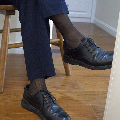 Men's Feather-Light Dress Socks -Sweat-Wicking & Breathable Formal Wear Socks for Office & Special Occasions in Saudi Arabia
