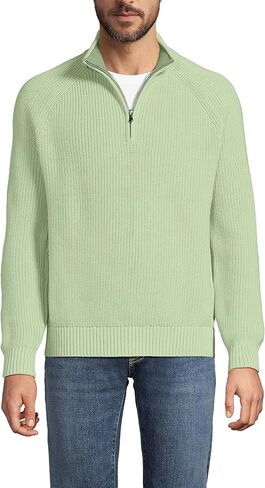 Lands' End Men's Drifter Quarter Zip Sweater in Saudi Arabia