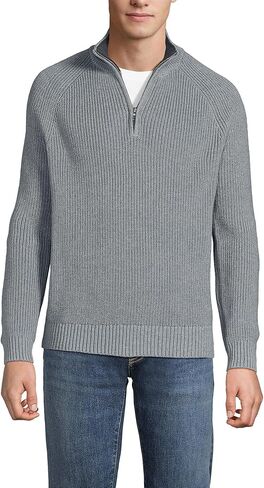 Lands' End Men's Drifter Quarter Zip Sweater in Saudi Arabia