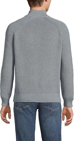 Lands' End Men's Drifter Quarter Zip Sweater in Saudi Arabia