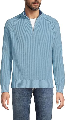 Lands' End Men's Drifter Quarter Zip Sweater in Saudi Arabia